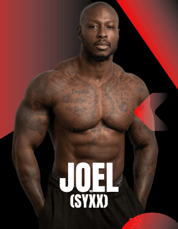 An image of Joel, also known as Syxx, one of the coaches